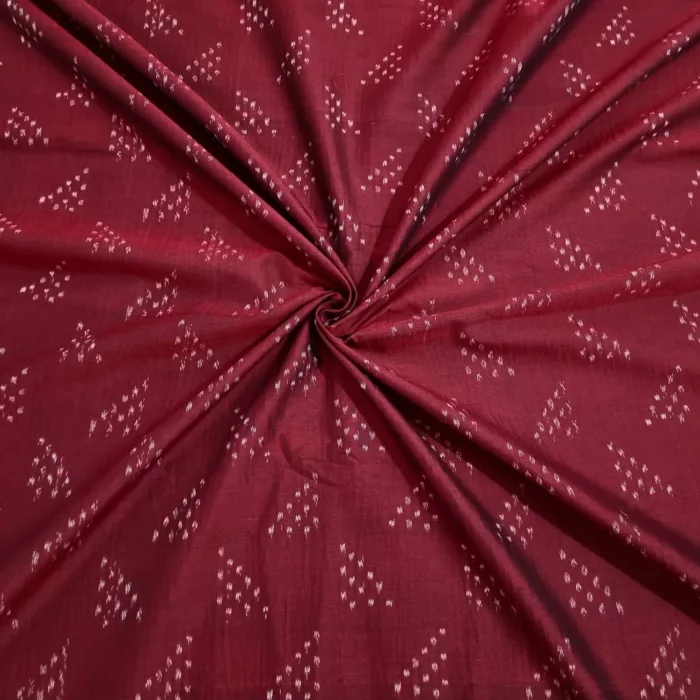 Premium Mercerised Ikat Fabric for Elegant Creations - Image 1