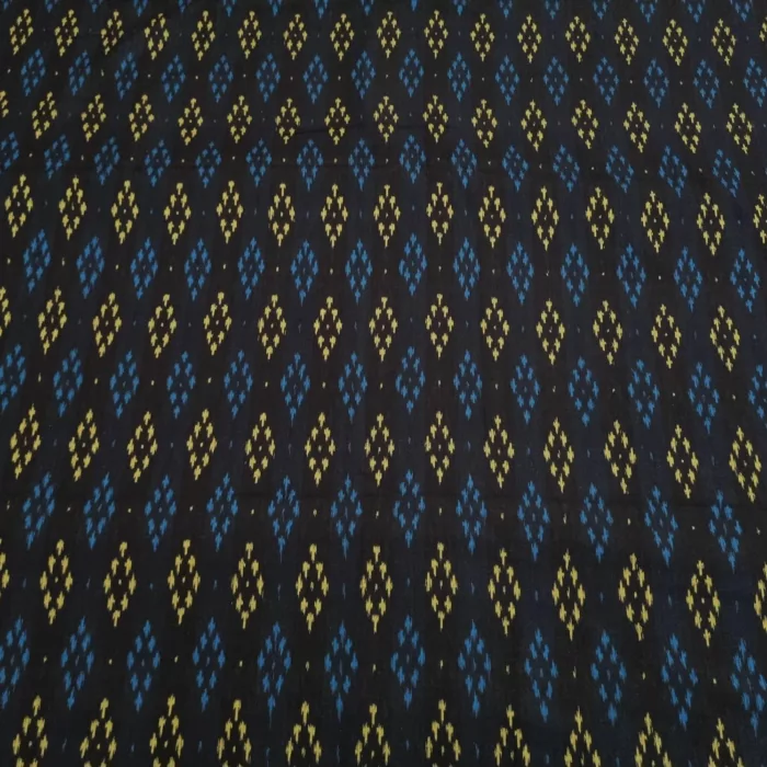 Premium Mercerised Ikat Fabric for Elegant Creations - Image 2