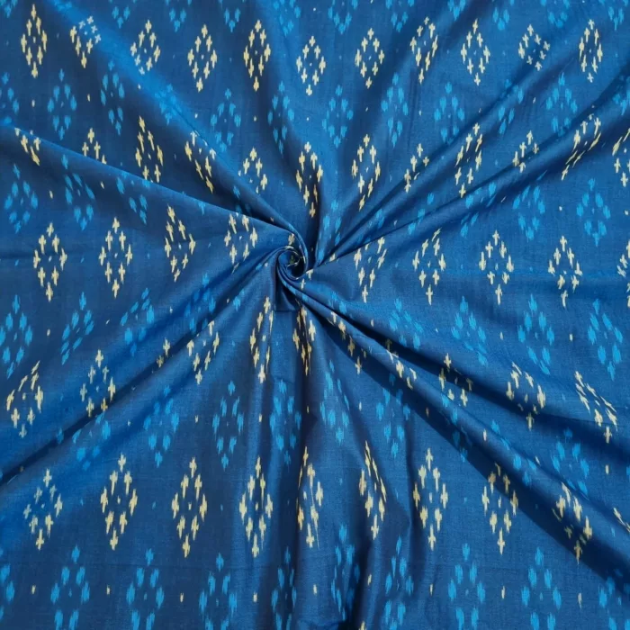 Premium Mercerised Ikat Fabric for Elegant Creations - Image 1