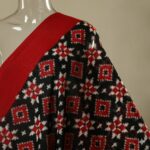 Premium Telia Fabric β Black & Red - Image 2
