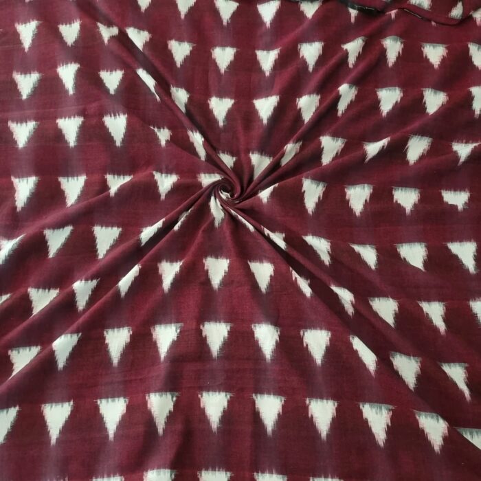 Handwoven Double Ikat Fabric – Premium Cotton - Image 1