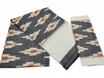 Authentic Pochampally Ikat Bedsheet – King Size 9x7 ft with 2 Pillow Covers | Handwoven - Image 3