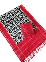 Telia Ikat Dress Set with Telia Dupatta | 2.5 Meter Mercerised Cotton Fabric | Handloom Weaves