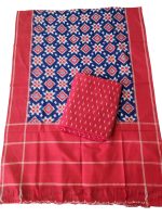 Telia Ikat Dress Set with Telia Dupatta | 2.5 Meter Mercerised Cotton Fabric | Handloom Weaves - Image 2