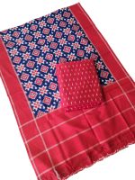 Telia Ikat Dress Set with Telia Dupatta | 2.5 Meter Mercerised Cotton Fabric | Handloom Weaves