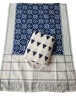 Telia Ikat Dress Set with Telia Dupatta | 2.5 Meter Mercerised Cotton Fabric | Handloom Weaves - Image 2