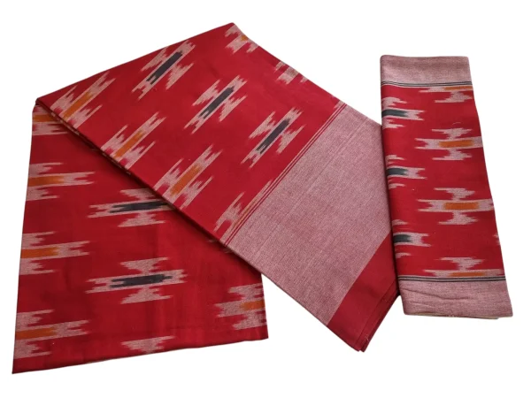 Authentic Pochampally Ikat Bedsheet – King Size 9x7 ft with 2 Pillow Covers | Handwoven