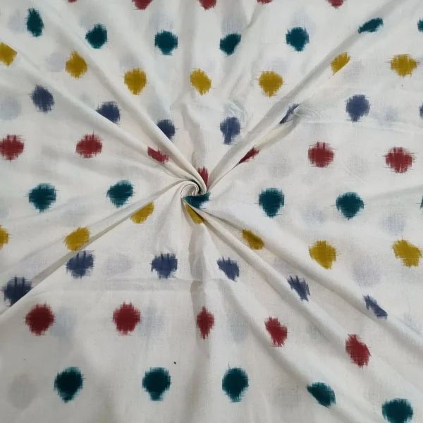 Handwoven Double Ikat Fabric – Premium Cotton