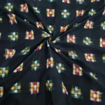 Handwoven Double Ikat Fabric – Premium Cotton