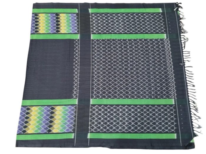 Ikat Cotton Saree – Premium Mercerized Cotton Elegance
