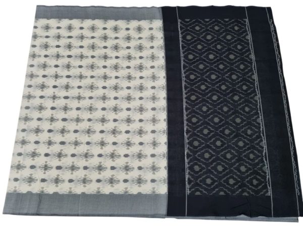 Ikat Cotton Saree – Premium Mercerized Cotton Elegance