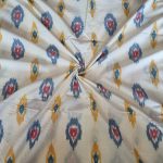 2/60 IKAT HANDLOOM COTTON FABRIC 45 INCH WIDTH