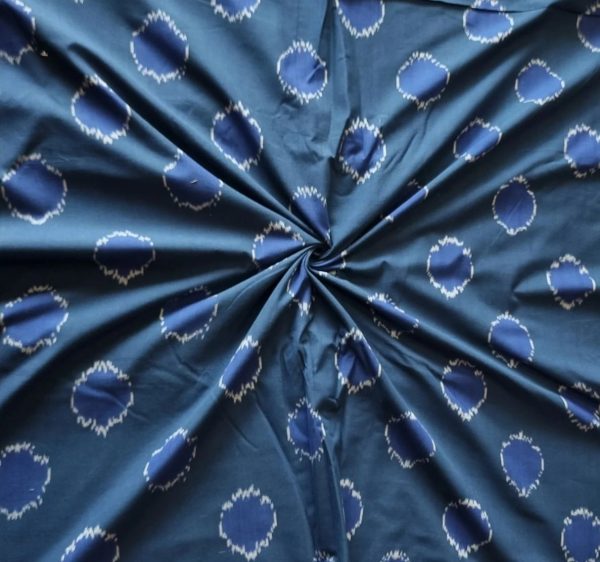 2/60 IKAT HANDLOOM COTTON FABRIC 45 INCH WIDTH