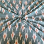 2/60 IKAT HANDLOOM COTTON FABRIC 45 INCH WIDTH