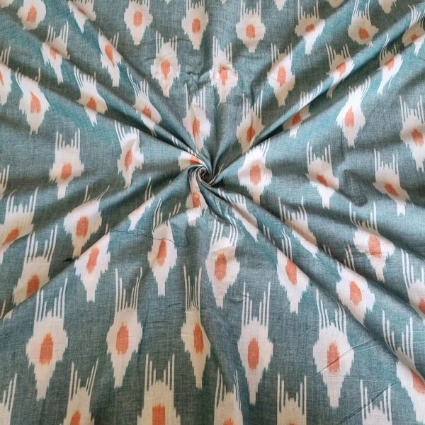2/60 IKAT HANDLOOM COTTON FABRIC 45 INCH WIDTH