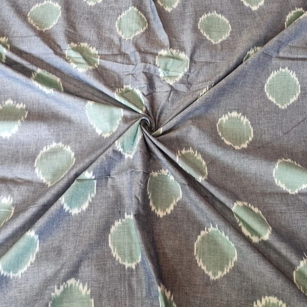 2/60 IKAT HANDLOOM COTTON FABRIC 45 INCH WIDTH