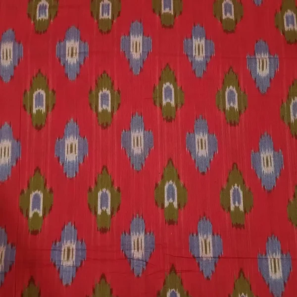 2/60 IKAT HANDLOOM COTTON FABRIC 45 INCH WIDTH