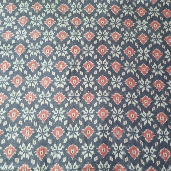 Premium Telia Single Ikat Pure Cotton Fabric
