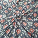 Premium Telia Single Ikat Pure Cotton Fabric - Image 3