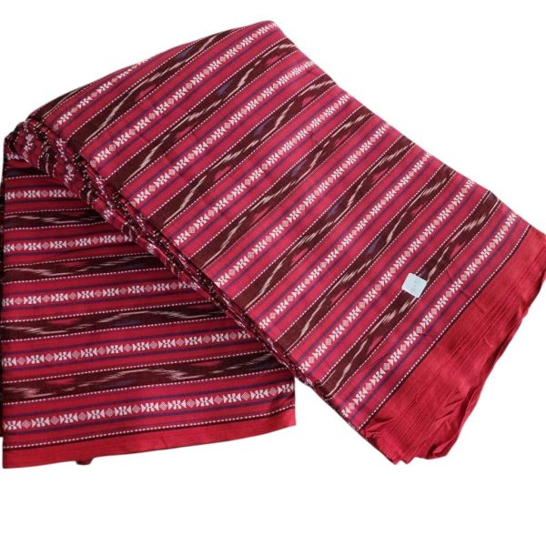 Premium Cotton Ikat Stripe Fabric