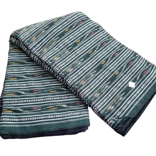 Premium Cotton Ikat Stripe Fabric