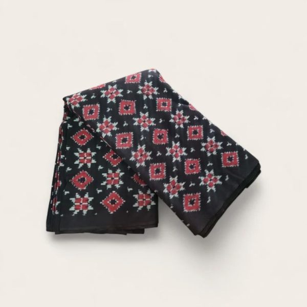 telia fabric red and black