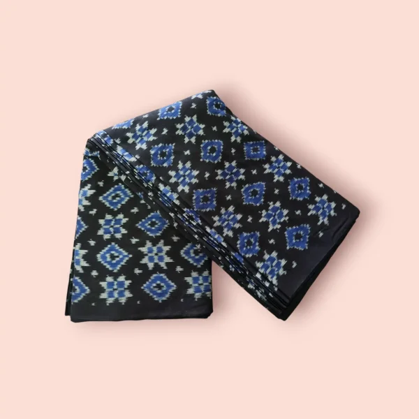 Premium  Single Ikat Pure Cotton Telia Fabric